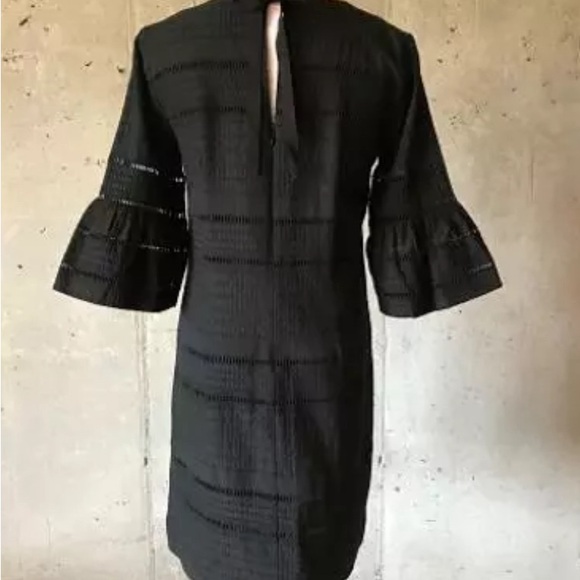 JCREW FLUTTER SLEEVE SHIFT DRESS IN EYELET - Picture 2 of 5